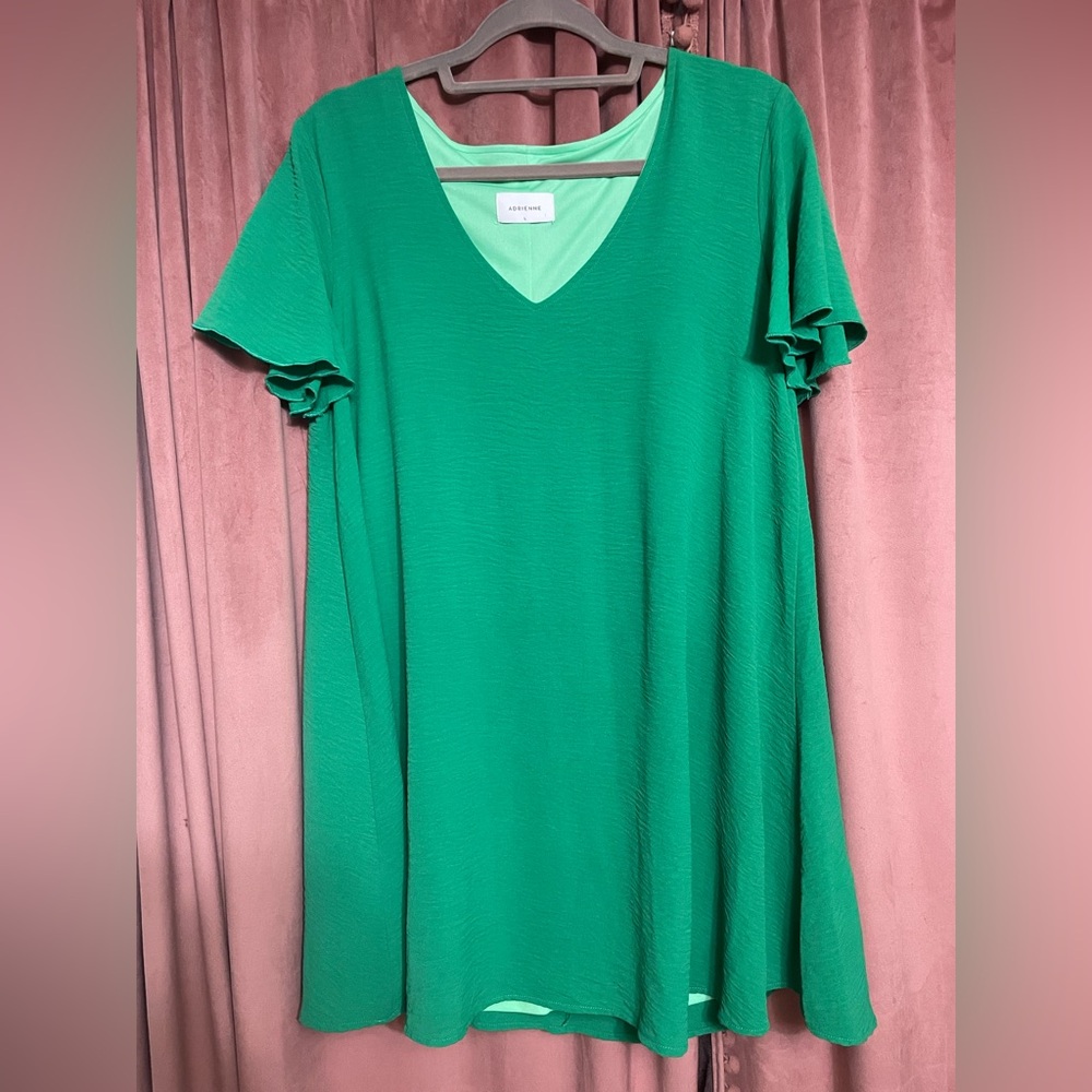 Adrienne Green Midi Dress